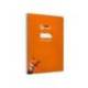 CUADERNO ESPIRAL LIDERPAPEL DI N A4 PAUTAGUIA TAPA DURA 80H 90 GR CUADRO PAUTADO 3MM COLOR NARANJA