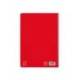 CUADERNO ESPIRAL LIDERPAPEL DIN A4 PAUTAGUIA TAPA DURA 80H 90 GR CUADRO PAUTADO 2,5MM ROJO