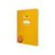 CUADERNO ESPIRAL LIDERPAPEL DIN A4 PAUTAGUIA TAPA DURA 80H 90 GR CUADRO PAUTADO 2,5MM AMARILLO