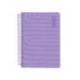 AGENDA ESPIRAL LIDERPAPEL SYROS A5 2025 DIA PAGINA MORADO PAPEL 60 GR