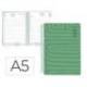 AGENDA ESPIRAL LIDERPAPEL SYROS A5 2025 DIA PAGINA VERDE PAPEL 60 GR