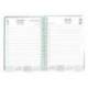 AGENDA ESPIRAL LIDERPAPEL SYROS A5 2025 DIA PAGINA VERDE PAPEL 60 GR