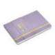 CUADERNO CON GOMILLA ANTARTIK NOTES TAPA DURA DIN A5 HOJAS CUADRICULA MORADO Y AMARILLO 100 HOJAS 80 GR FSC