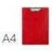 PORTANOTAS Q-CONNECT PLASTICO 50% RECICLADO DIN A4 COLOR ROJO GROSOR 2,1MM