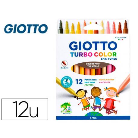 ROTULADOR GIOTTO SKIN TONES 2,8 MM COLORES SURTIDOS