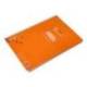 CUADERNO ESPIRAL LIDERPAPEL DIN A4 PAUTAGUIA TAPA PLASTICO80H 90GR CUADRO PAUTADO 3MM CON MARGEN NARANJA