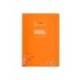 CUADERNO ESPIRAL LIDERPAPEL DIN A4 PAUTAGUIA TAPA PLASTICO 80H 90GR CUADRO PAUTADO 4MM CON MARGEN NARANJA