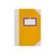 LIBRO CARTONE COSIDO FERNANDES FLECHA DIN A5+ LISO 50 HOJAS 100 GR COLOR AMARILLO
