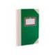 LIBRO CARTONE COSIDO FERNANDES FLECHA DIN A4+ RAYADO HORIZONTAL 50 HOJAS 100 GR COLOR VERDE