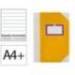 LIBRO CARTONE COSIDO FERNANDES FLECHA DIN A4+ RAYADO HORIZONTAL 50 HOJAS 100 GR COLOR AMARILLO