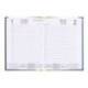 AGENDA ENCUADERNADA LIDERPAPEL CORFU A4 2025 DIA PAGINA COLOR AZUL PAPEL 60 GR