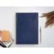 AGENDA ENCUADERNADA LIDERPAPEL CORFU A4 2025 DIA PAGINA COLOR AZUL PAPEL 60 GR