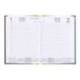 AGENDA ENCUADERNADA LIDERPAPEL CORFU A4 2025 DIA PAGINA COLOR NEGRO PAPEL 60 GR