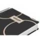 AGENDA ESPIRAL LIDERPAPEL CLAS SIC A6 2025 SEMANA VISTA COLOR BLANCO Y NEGRO 2 PAPEL 70 GR