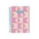 AGENDA ESPIRAL LIDERPAPEL CLAS SIC DIN A5 2025 SEMANA VISTA COLOR ROSA PAPEL 70 GR