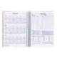 AGENDA ESPIRAL LIDERPAPEL CLAS SIC DIN A5 2025 SEMANA VISTA COLOR ROSA PAPEL 70 GR