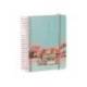 AGENDA ESPIRAL LIDERPAPEL SANTORINI DIN A6 2025 DIA PAGINA CHERRY BLOSSOMS PAPEL 60 GR