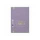 CUADERNO CON GOMILLA ANTARTIK NOTES TAPA BLANDA DIN A5 HOJAS CUADRICULA MORADO Y AMARILLO 80 HOJAS 80 GR FSC