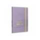 CUADERNO CON GOMILLA ANTARTIK NOTES TAPA BLANDA DIN A5 HOJAS CUADRICULA MORADO Y AMARILLO 80 HOJAS 80 GR FSC