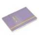 CUADERNO CON GOMILLA ANTARTIK NOTES TAPA BLANDA DIN A5 HOJAS CUADRICULA MORADO Y AMARILLO 80 HOJAS 80 GR FSC