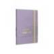 CUADERNO CON GOMILLA ANTARTIK NOTES TAPA BLANDA DIN A5 HOJAS PUNTOS MORADO Y AMARILLO 80 HOJAS 80 GR FSC