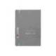 CUADERNO CON GOMILLA ANTARTIK NOTES TAPA BLANDA DIN A5 HOJAS CUADRICULA GRIS Y TURQUESA 80 HOJAS 80 GR FSC