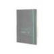 CUADERNO CON GOMILLA ANTARTIK NOTES TAPA BLANDA DIN A5 HOJAS CUADRICULA GRIS Y TURQUESA 80 HOJAS 80 GR FSC