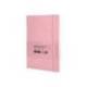 CUADERNO CON GOMILLA ANTARTIK NOTES TAPA BLANDA DIN A5 HOJAS PUNTOS ROSA PASTEL 80 HOJAS 80 GR FSC