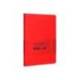 CUADERNO CON GOMILLA ANTARTIK NOTES TAPA BLANDA DIN A5 HOJAS RAYAS ROJO 80 HOJAS 80 GR FSC