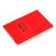 CUADERNO CON GOMILLA ANTARTIK NOTES TAPA BLANDA DIN A5 HOJAS RAYAS ROJO 80 HOJAS 80 GR FSC