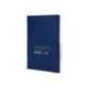 CUADERNO CON GOMILLA ANTARTIK NOTES TAPA BLANDA DIN A5 HOJAS CUADRICULA AZUL MARINO 80 HOJAS 80 GR FSC