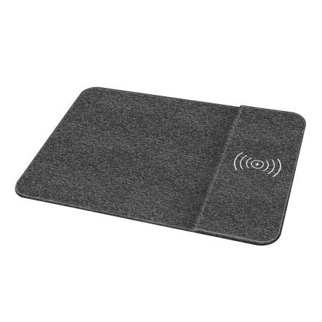 ALFOMBRILLA PARA RATON Q-CONNECT CON CARGADOR INALAMBRICO GRIS 300X220 MM