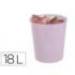 PAPELERA PLASTICO ARCHIVO 2000 ECOGREEN 100% RECICLADA 18 LITROS COLOR MALVA