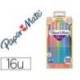 Estuche Rotulador Paper Mate Flair Original Tropical Vacation 16 uds Colores Surtidos