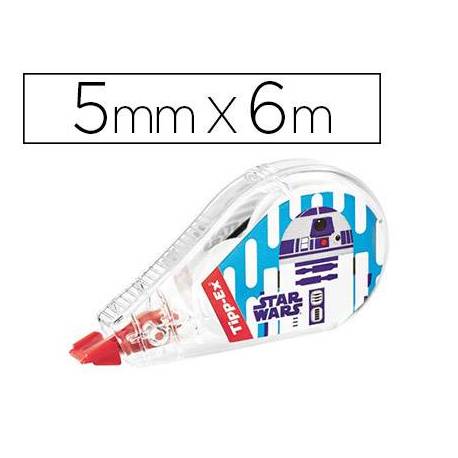 Mini Cinta Correctora Tipp-ex Pocket Mouse Star Wars