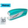 Grapadora Petrus Wow 635 Turquesa 30 hojas