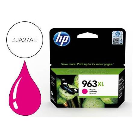 CARTUCHO INK-JET HP 963 XL COLOR MAGENTA 3JA28AE