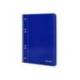 Cuaderno espiral Liderpapel Din A5 micro serie azul tapa blanda 80h 75 gr horizontal 6 taladros color azul