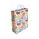 BOLSA PARA REGALO MARCA BASIKA PAPEL ESTUCADO 160 GR TODO AÑO CON ASA RETORCIDA TAMAÑO S 24+10X32 CM