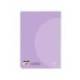 LIBRETA LIDERPAPEL 360 TAPA DE PLASTICO A5 48 HOJAS 90G/M2 HORIZONTAL CON DOBLE MARGEN COLORES PASTEL