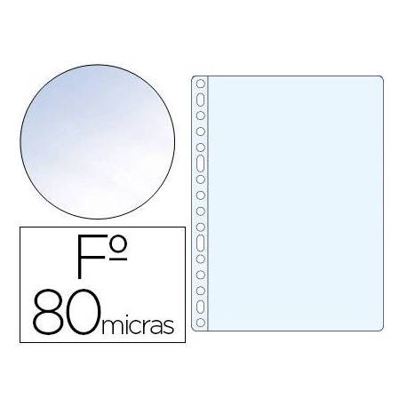 Funda Multitaladro Esselte Tamaño Folio Cristal 16 taladros 80 MC Caja 100 uds