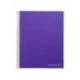 Bloc Liderpapel Din A4 micro jolly cuadrícula 5mm 5 bandas 4 taladros tapa forrada 75 gr morado