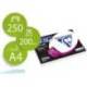 PAPEL FOTOCOPIADORA COLOR DCP COATED GLOSSY DIN A4 200 GRAMOS PAQUETE 250 HOJAS BLANCO