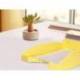 BANDEJA SOBREMESA PLASTICO Q-CONNECT COLOR AMARILLO PASTEL OPACO 240X70X340MM