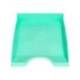 BANDEJA SOBREMESA PLASTICO Q-CONNECT COLOR VERDE MENTA OPACO 240X70X340MM