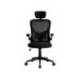 SILLA MARCA Q-CONNECT ERGONOMICA PAL ERMO MALLA BASE NYLON ALT MAX 1300 ANC 610 PROF 600 RUEDAS PREMIUM COLOR NEGRO