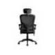 SILLA MARCA Q-CONNECT ERGONOMICA PAL ERMO MALLA BASE NYLON ALT MAX 1300 ANC 610 PROF 600 RUEDAS PREMIUM COLOR NEGRO