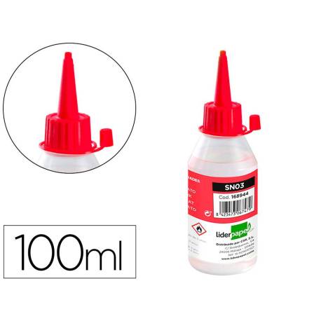 SILICONA LIQUIDA MARCA LIDERPAPEL PARA MANUALIDADES BOTE DE 100 ML