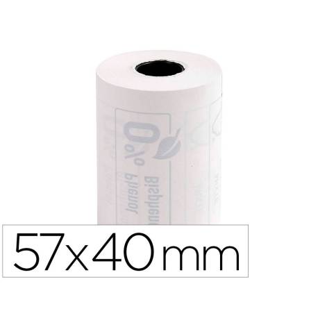 ROLLO SUMADORA MARCA EXACOMPTA TERMICO PARA TPV 57 MM X 40 MM 55 G/M2 FSC SIN FENOL NI PLASTICO