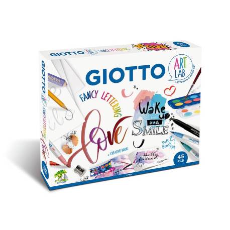 SET CREATIVO MARCA GIOTTO ART LAB FANCY LETTERING